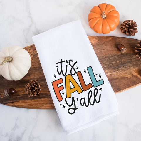 It's Fall Y'all Kitchen Towel
