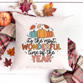 It's The Most Wonderful Time Of The Year Fall Pillow Cover