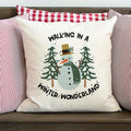 Walking In A Winter Wonderland Christmas Pillow Cover