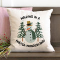 Walking In A Winter Wonderland Christmas Pillow Cover