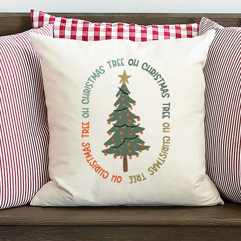 Oh Christmas Tree Christmas Pillow Cover