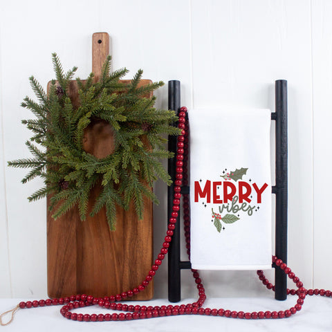 Merry Vibes Christmas Kitchen Towel
