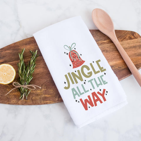 Jingle All The Way Christmas Kitchen Towel