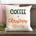 Coffee and Christmas Movies Pillow Cover