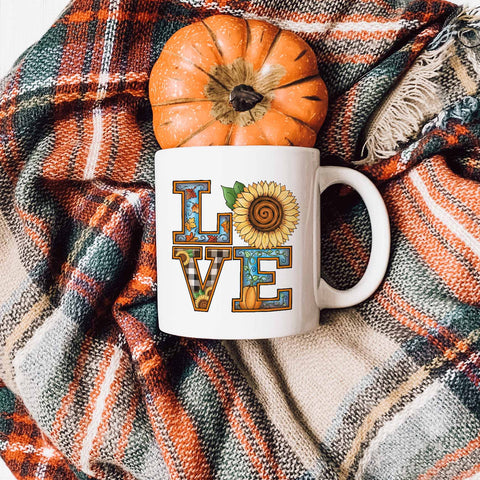 Love Fall Ceramic Mug