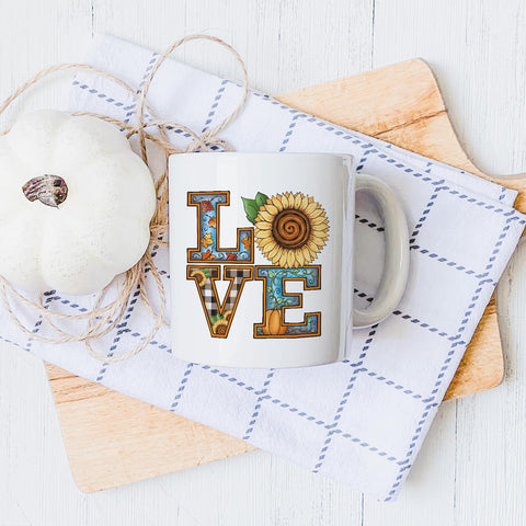 Love Fall Ceramic Mug