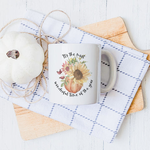 It's the Most Wonderful Time of the Year Fall Ceramic Mug