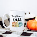 This Girl Loves Fall Ceramic Mug