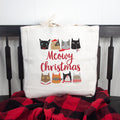 Meowy Christmas Tote Bag
