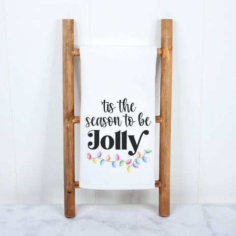 Tis the Season to be Jolly Christmas Kitchen Towel