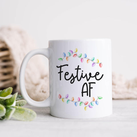 Festive AF Christmas Mug