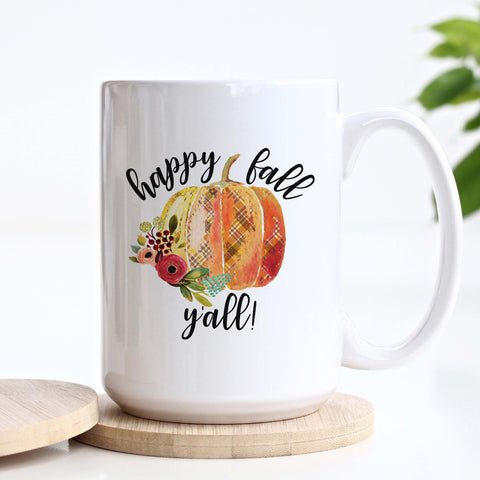 Happy Fall Y'all Mug