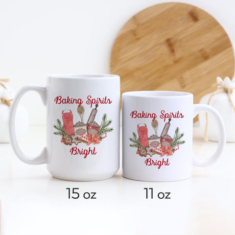 Baking Spirits Bright Christmas Mug