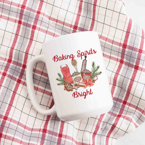 Baking Spirits Bright Christmas Mug