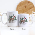 Rustic Deer Winter Holiday Mug