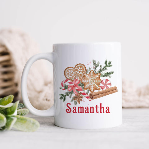 Gingerbread Christmas Cookie Mug