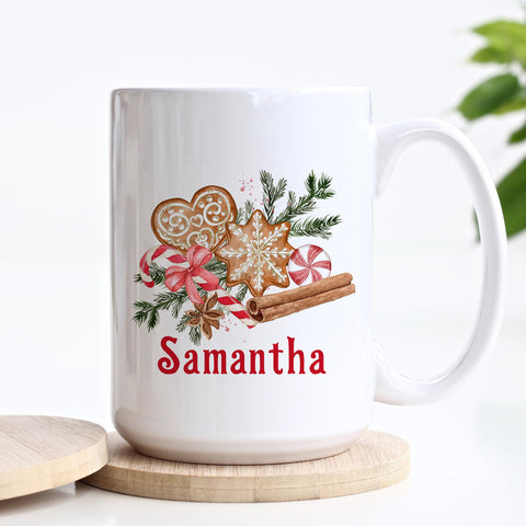 Gingerbread Christmas Cookie Mug