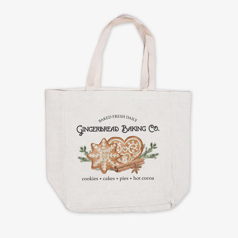 Gingerbread Baking Co Christmas Tote Bag