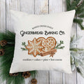 Gingerbread Baking Co Christmas Pillow Cover