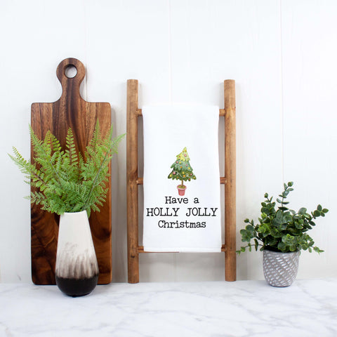 Have A Holly Jolly Christmas Kitchen Towel