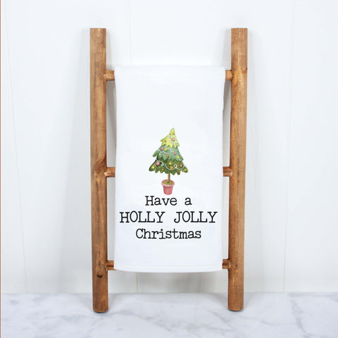 Have A Holly Jolly Christmas Kitchen Towel