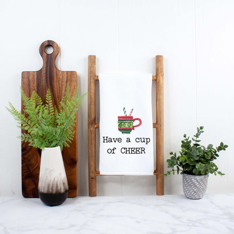 Have A Cup Of Cheer Christmas Kitchen Towel