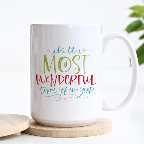 Most Wonderful Time of the Year Christmas Mug