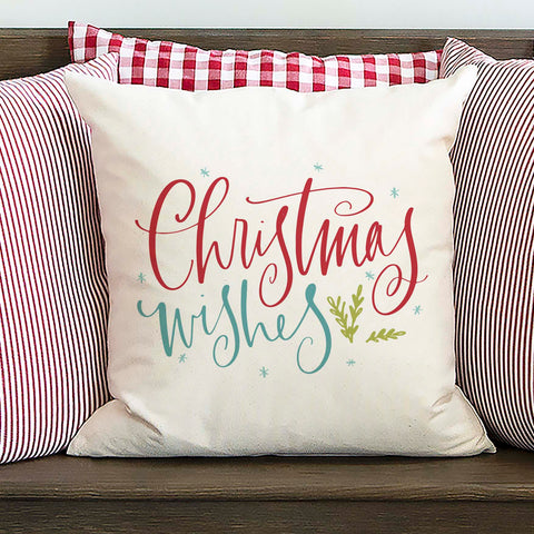 Christmas Wishes Pillow Cover