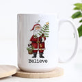Believe Santa Christmas Mug