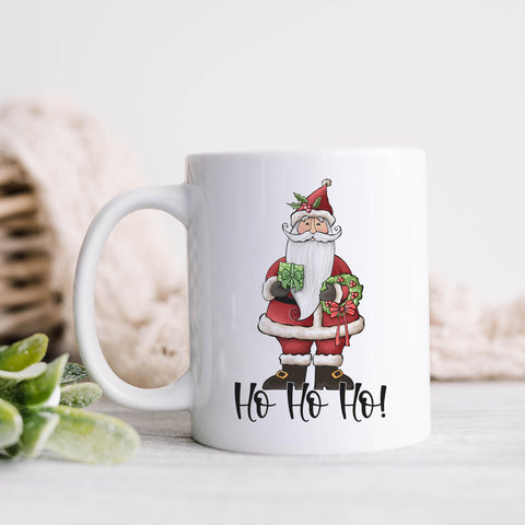 Ho Ho Ho Santa Christmas Mug