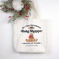 Mrs. Claus Old Fashioned Gingerbread Bake Shoppe Christmas Tote Bag