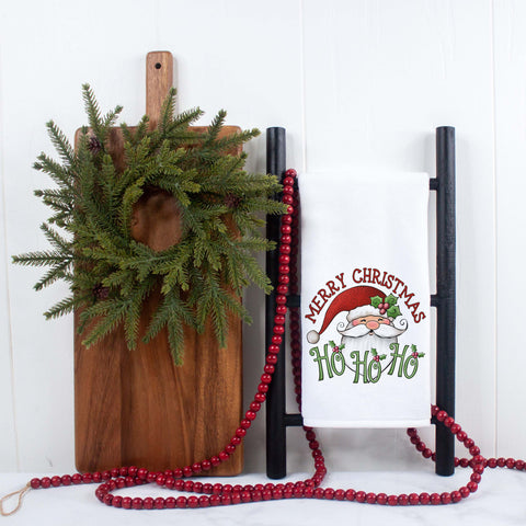 Ho Ho Ho Merry Christmas Kitchen Towel