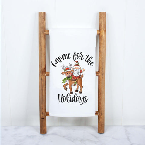 Gnome for the Holidays Christmas Kitchen Towel