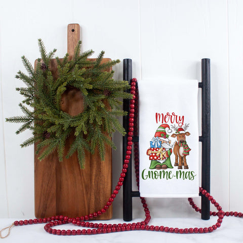 Merry Gnome-mas Christmas Kitchen Towel