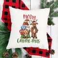 Merry Gnome-mas Christmas Pillow Cover