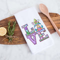 Easter Love Gnome Kitchen Towel