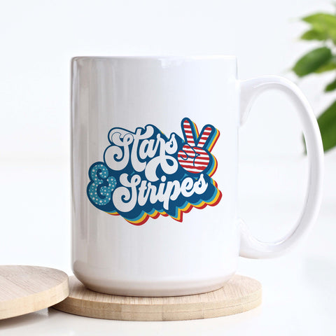 Stars and Stripes Patriotic Mug