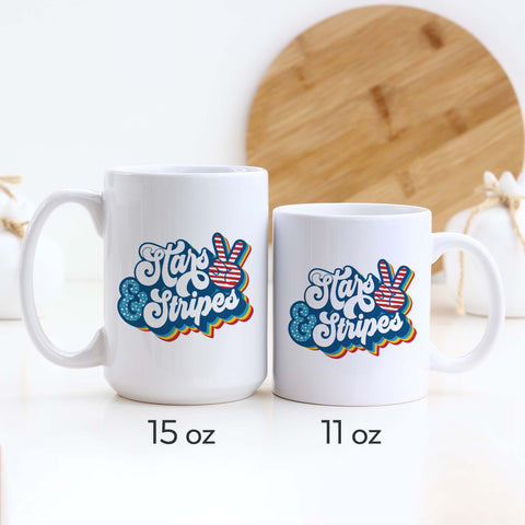 Stars and Stripes Patriotic Mug
