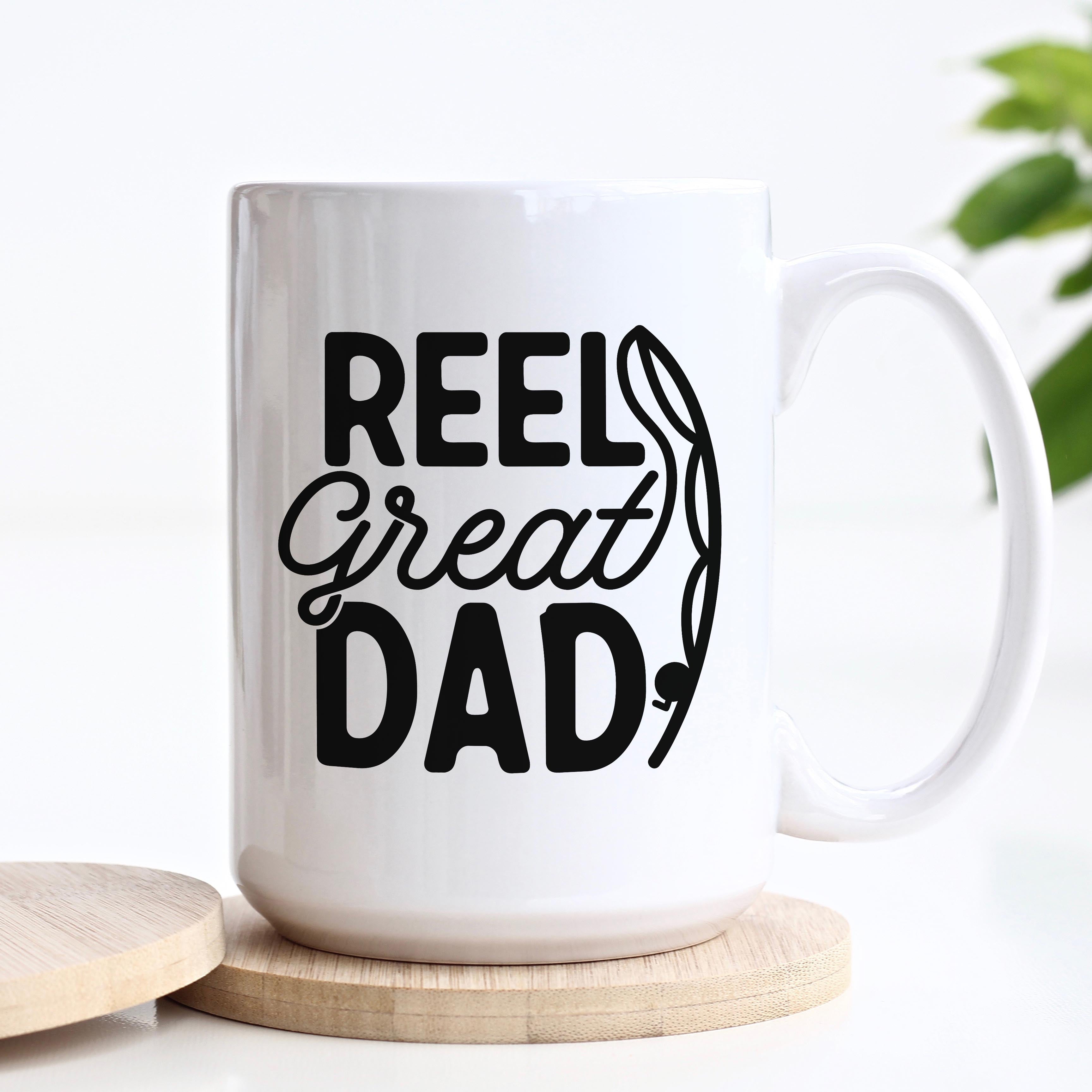 Reel Great Dad Fishing Mug – Heart & Willow Prints