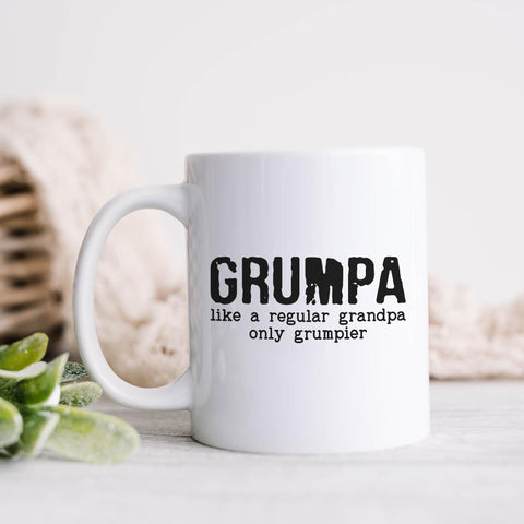 Grumpa Like a Regular Grandpa Only Grumpier Mug