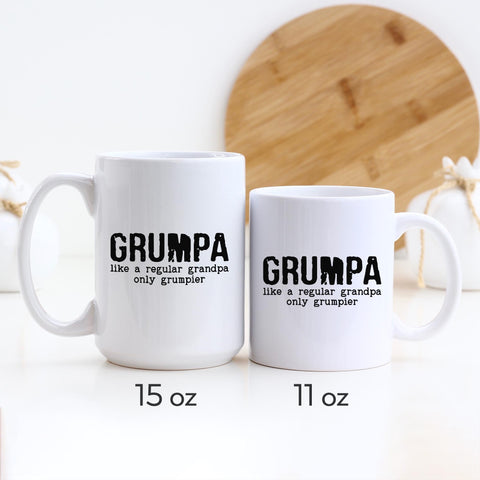 Grumpa Like a Regular Grandpa Only Grumpier Mug