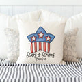 Stars and Stripes Forever Patriotic Pillow Cover