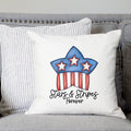 Stars and Stripes Forever Patriotic Pillow Cover