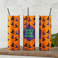 Just a Little Witchy Halloween Insulated Skinny Tumbler