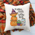 Pumpkins, Sweets and Spooky Treats Halloween Pillow Cover