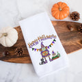 Happy Halloween Witch Kitchen Tea Towel