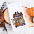 Witches' Brew Coffee Shop Halloween Kitchen Tea Towel