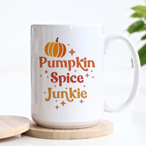 Pumpkin Spice Junkie Ceramic Mug