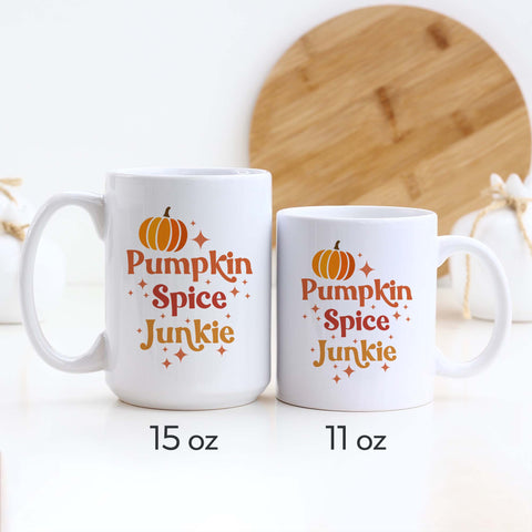 Pumpkin Spice Junkie Ceramic Mug