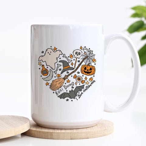 I Love Halloween Ceramic Mug